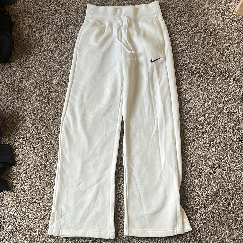 Women’s Off White Nike High Waisted Sweatpants, Size XS